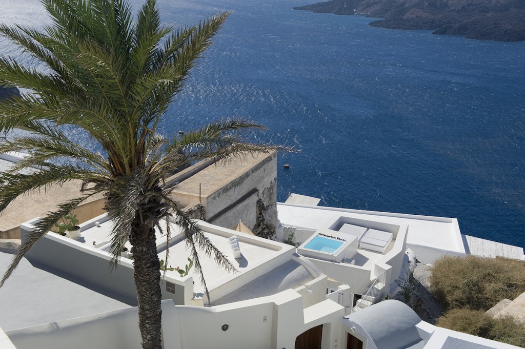 santorini villas indoor pool