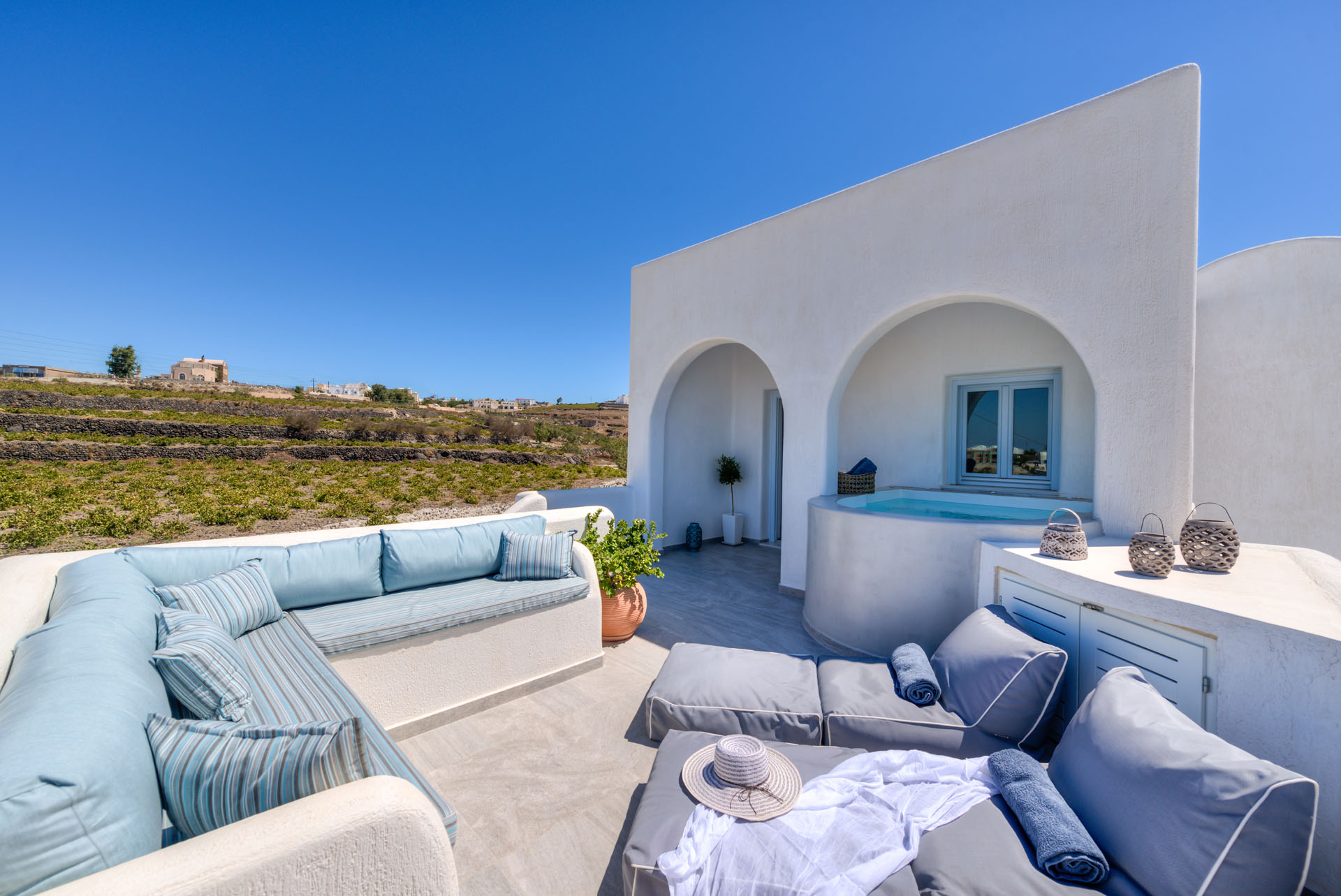 blanca luxury villa santorini