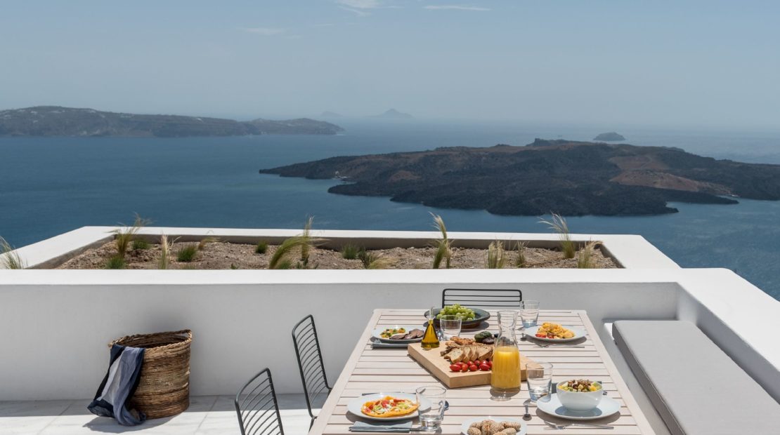 fira villas caldera views