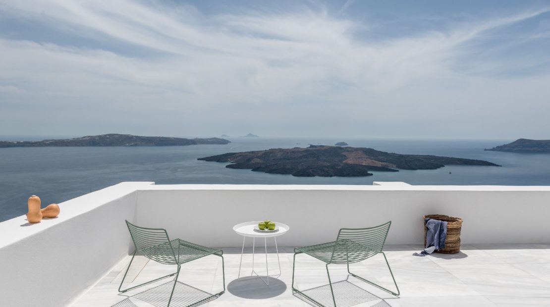 fira villas caldera views