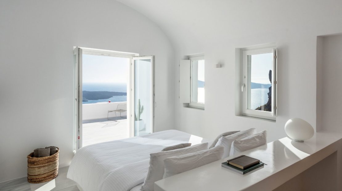 fira villas caldera views