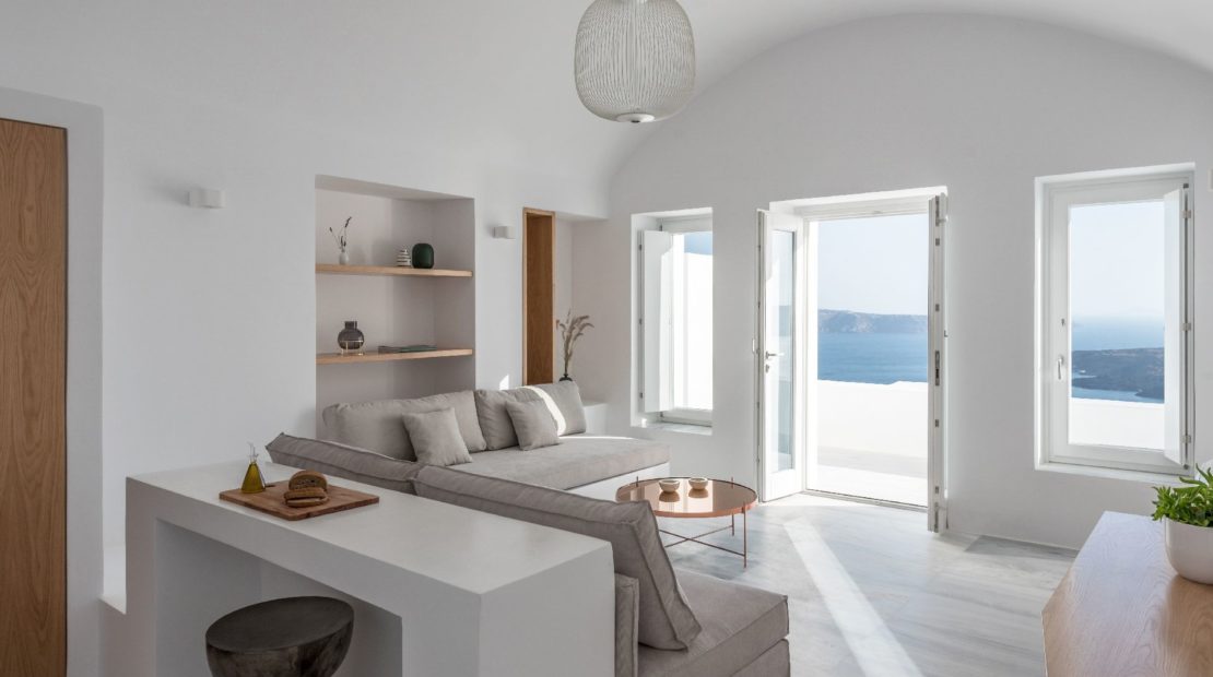 fira villas caldera views