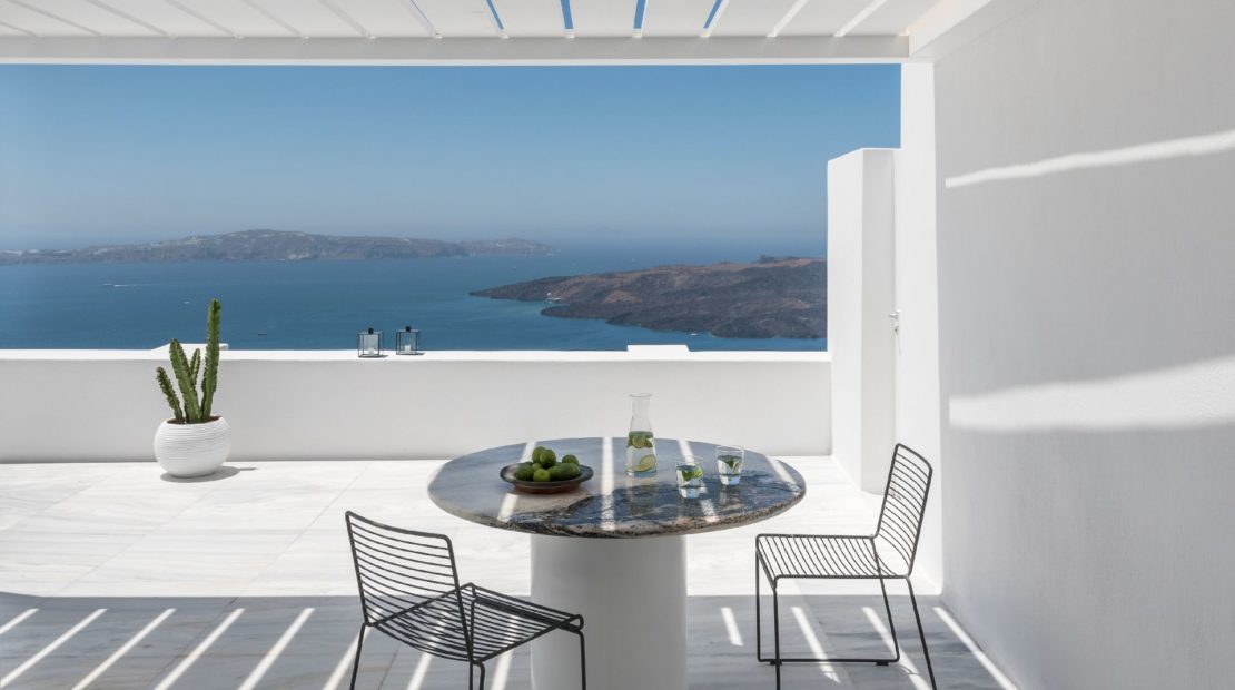 fira villas caldera views