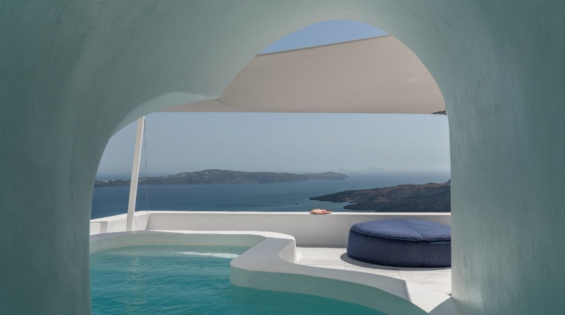 fira villas caldera views