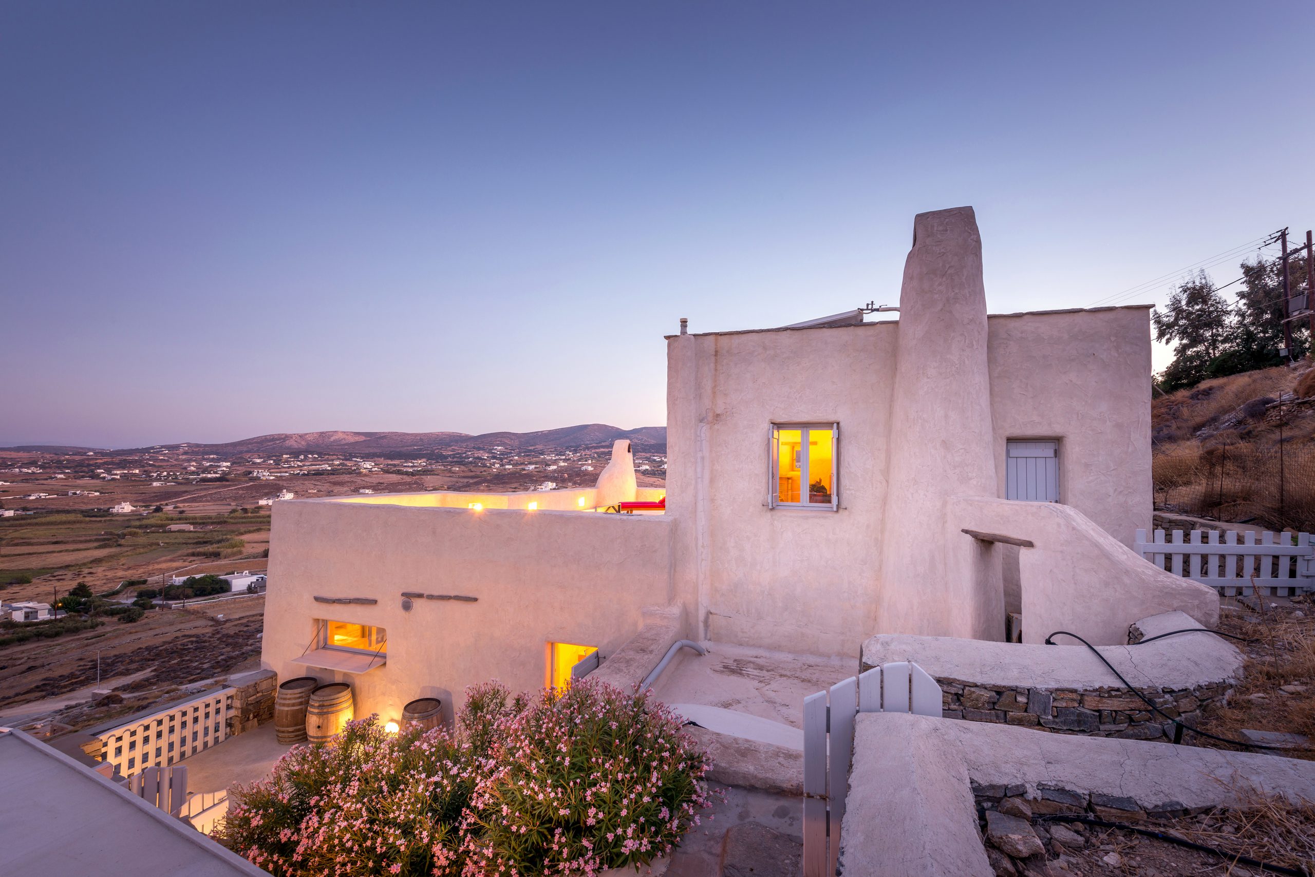 villas in paros