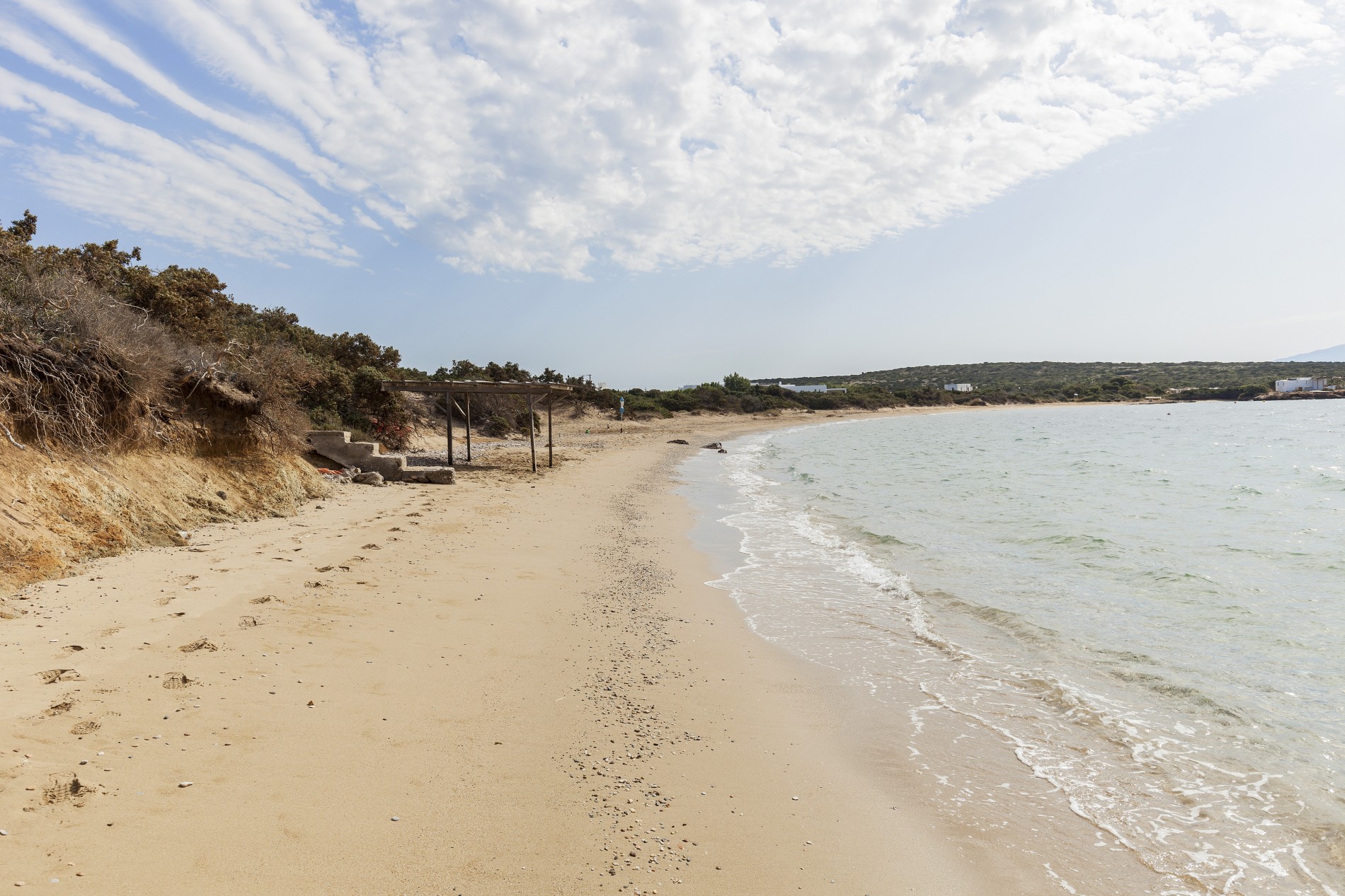 beach santa maria villa paros