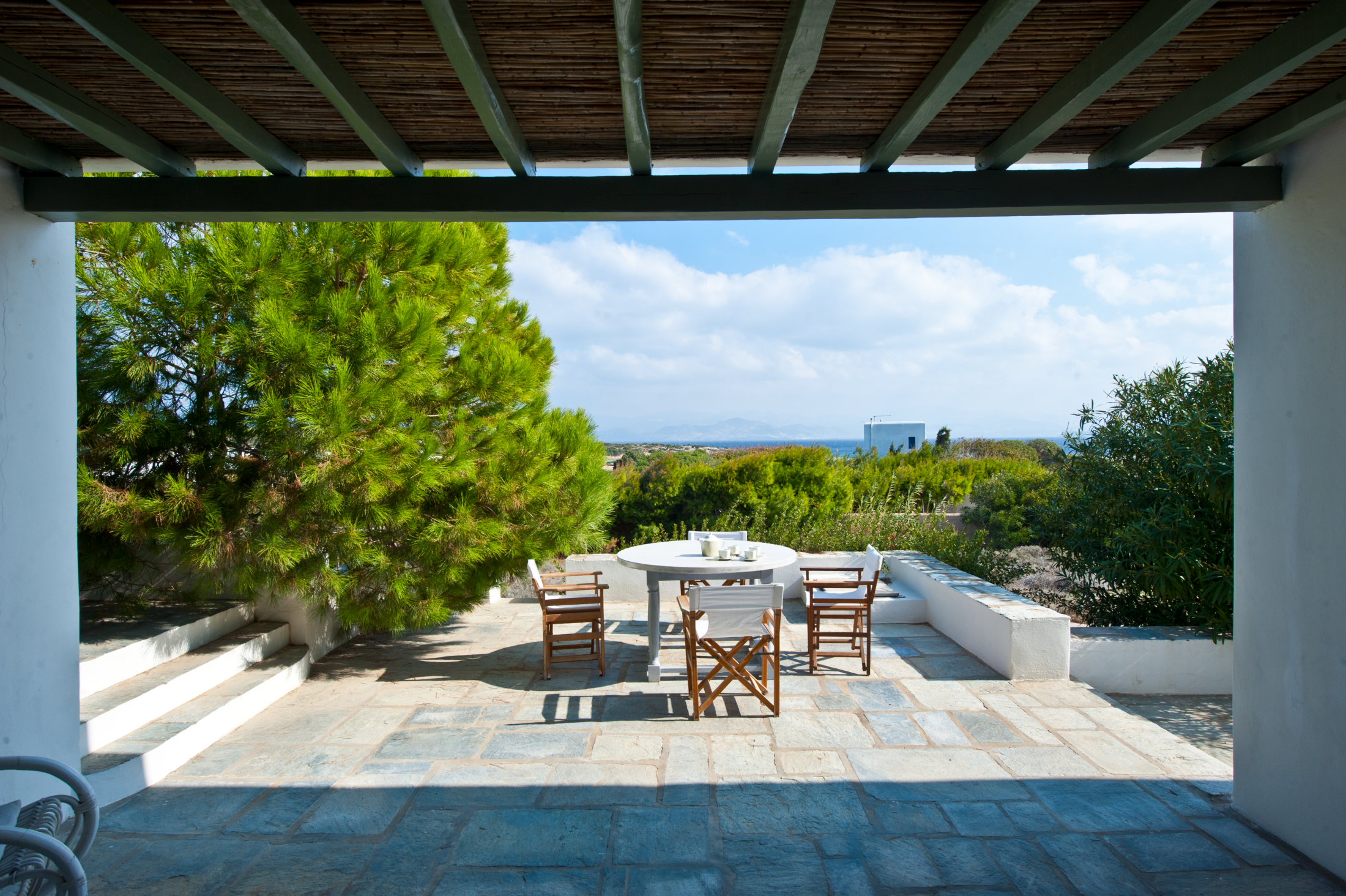 santa maria villa paros terrace