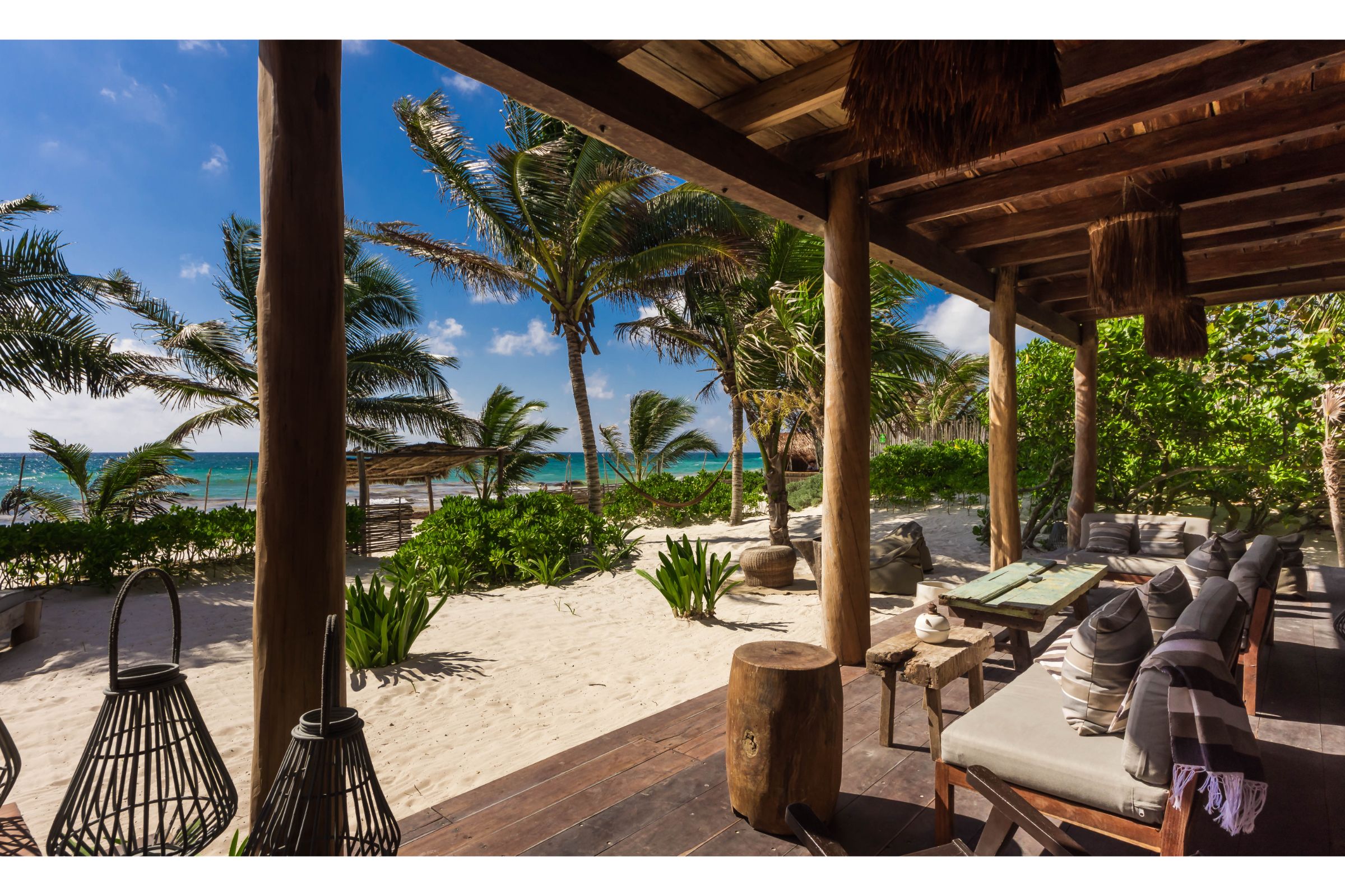 tulum villas terrace views