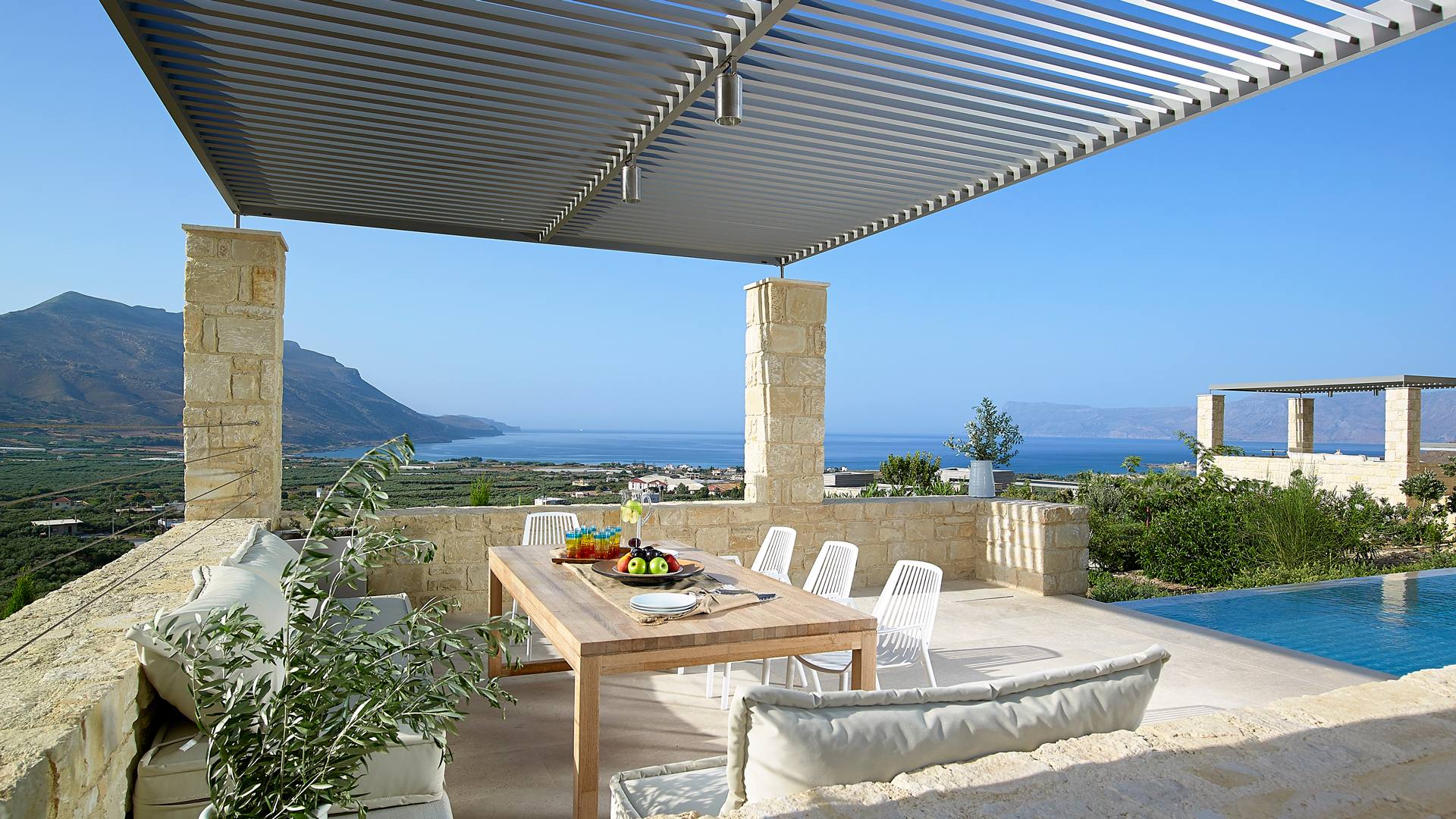 villas in kissamos crete heated pools