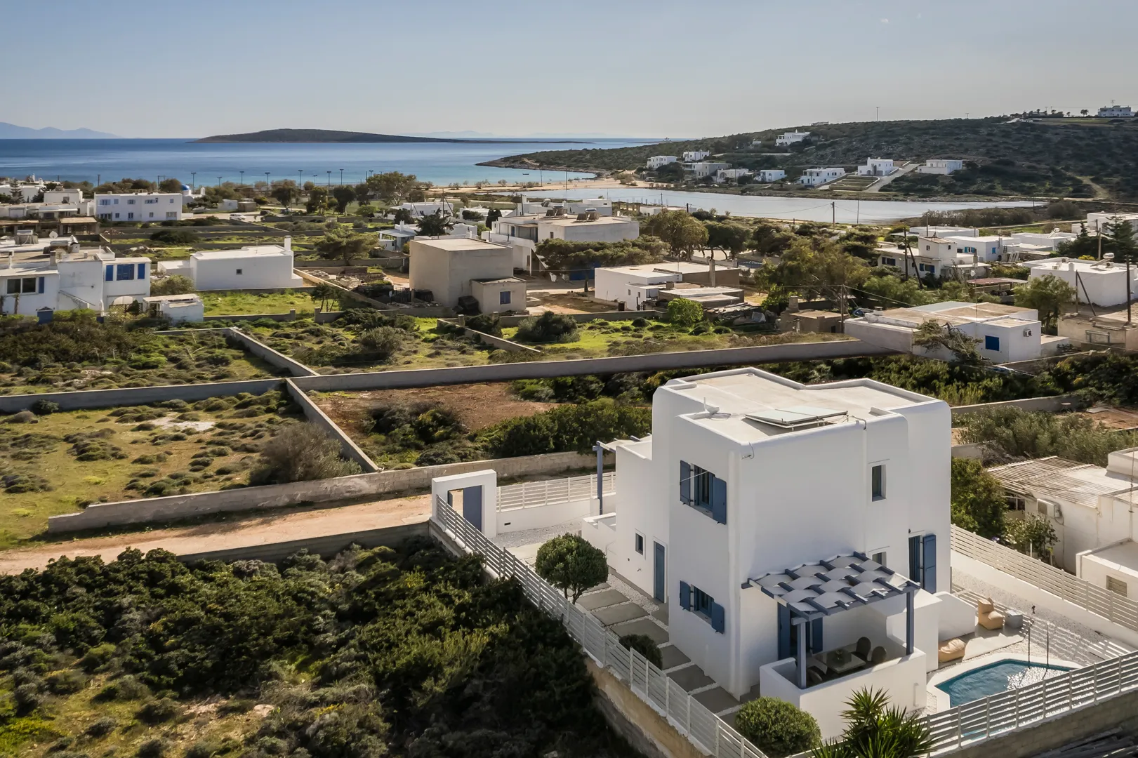 villa alyki paros sea views