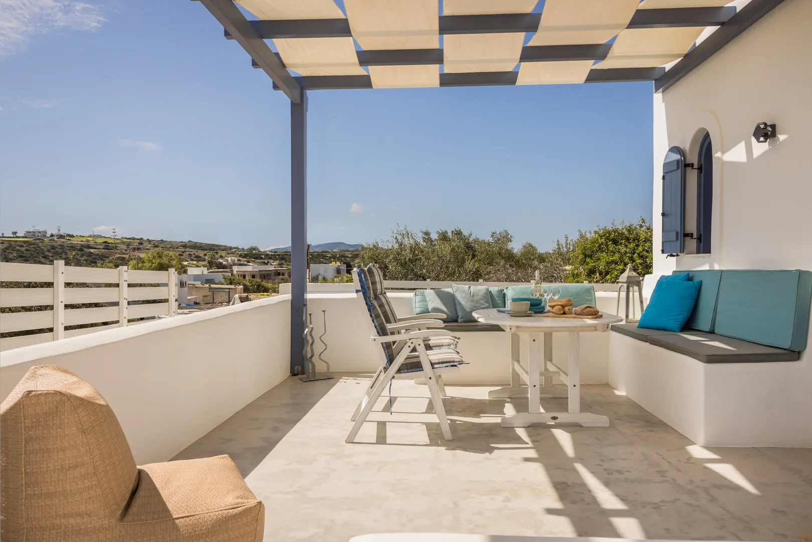 villa alyki paros terace