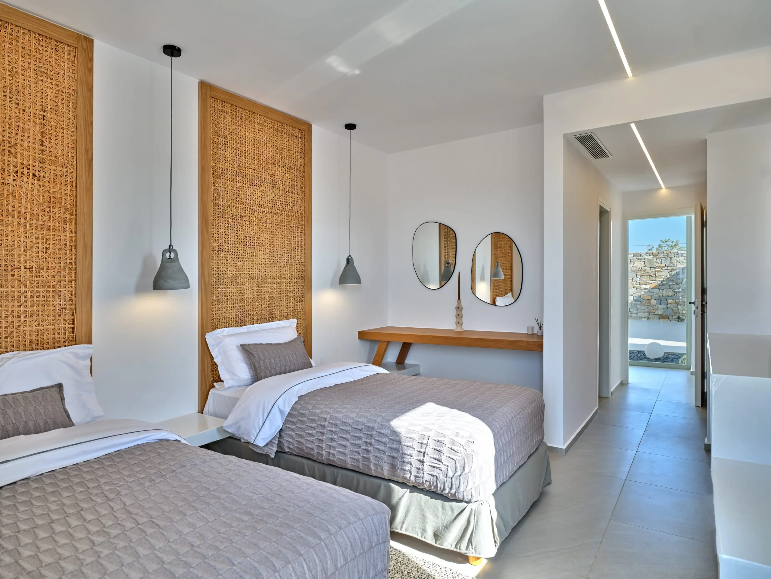 villa jardin Santa Maria Paros twin