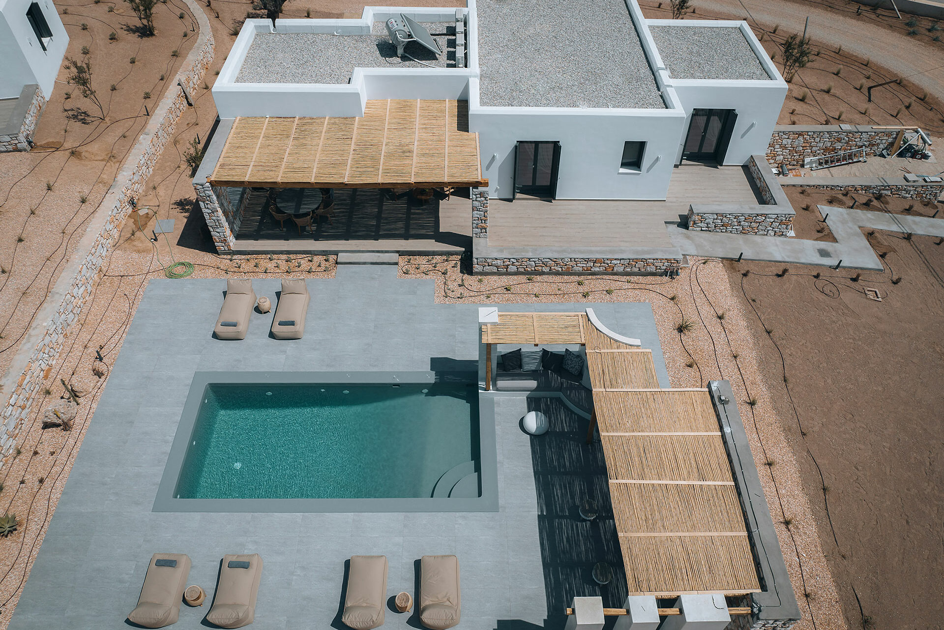 Villa Sky Anargyri paros pool