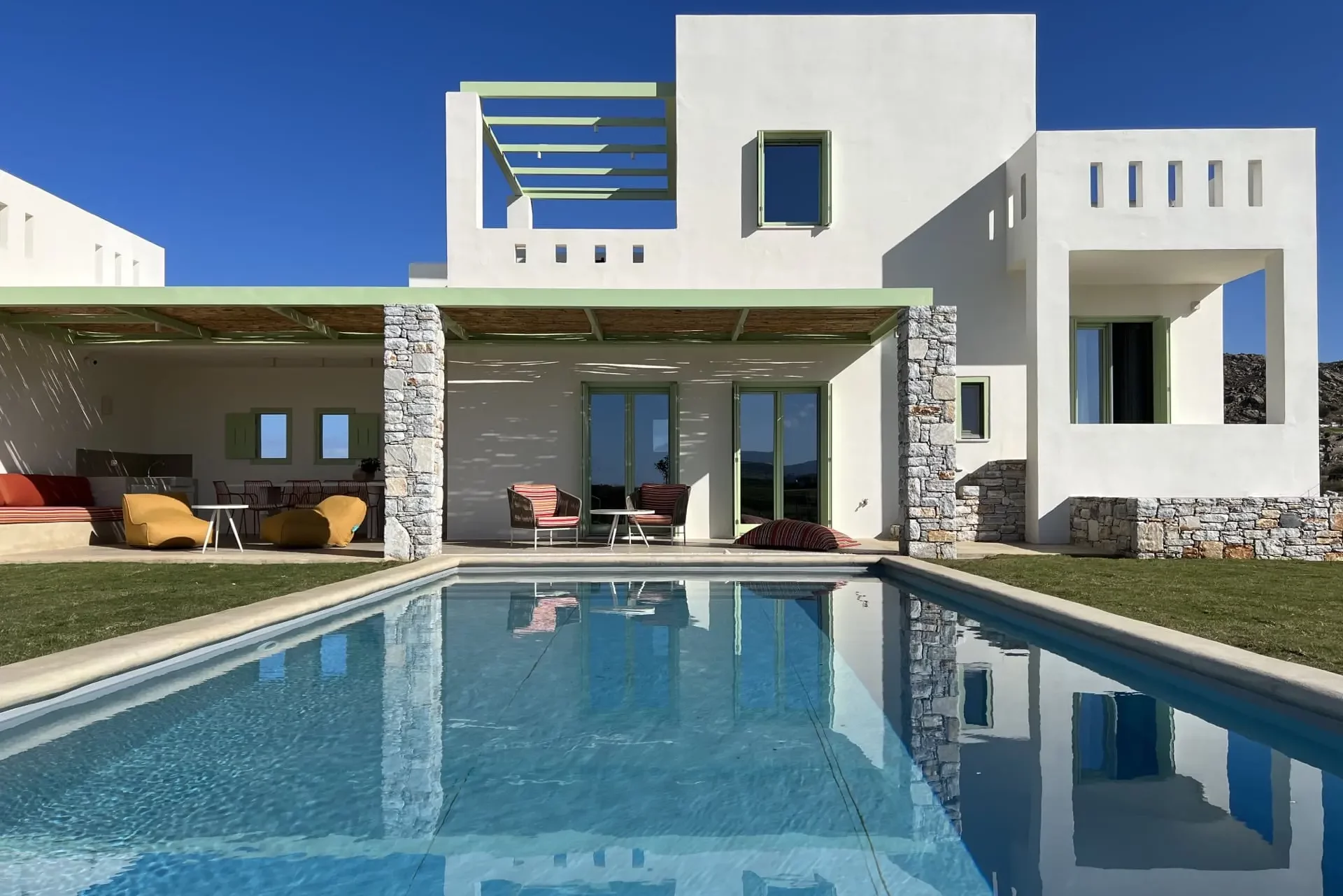 naxos villas private pools