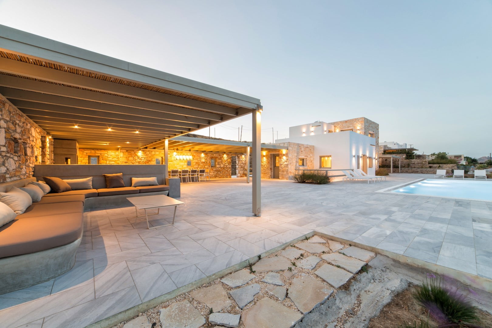 villas golden beach paros