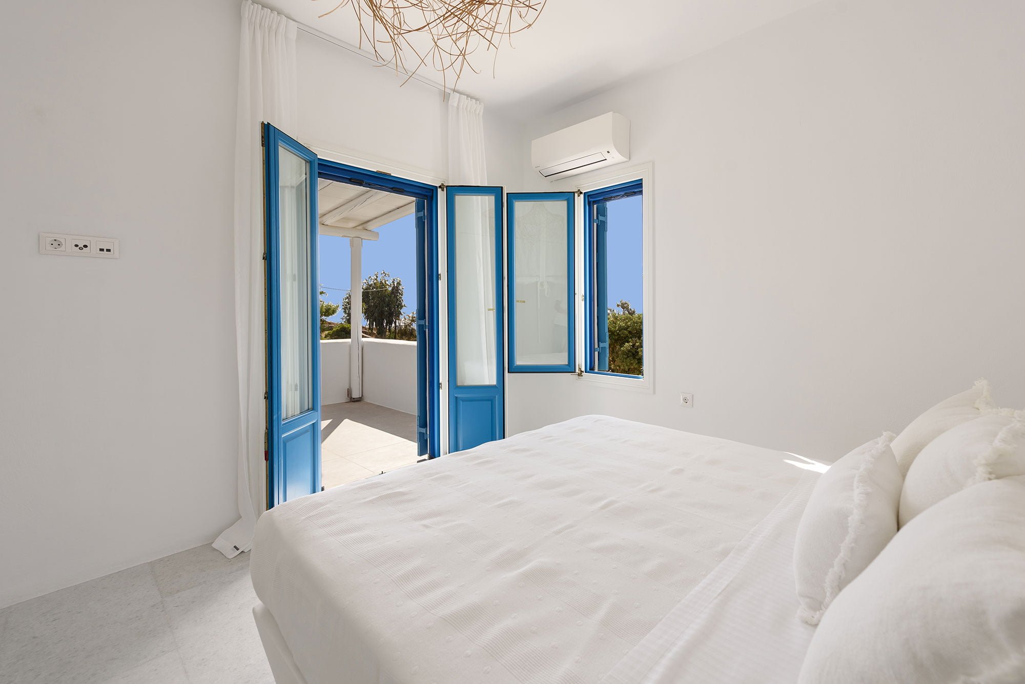 double villa jasmina golden bay paros