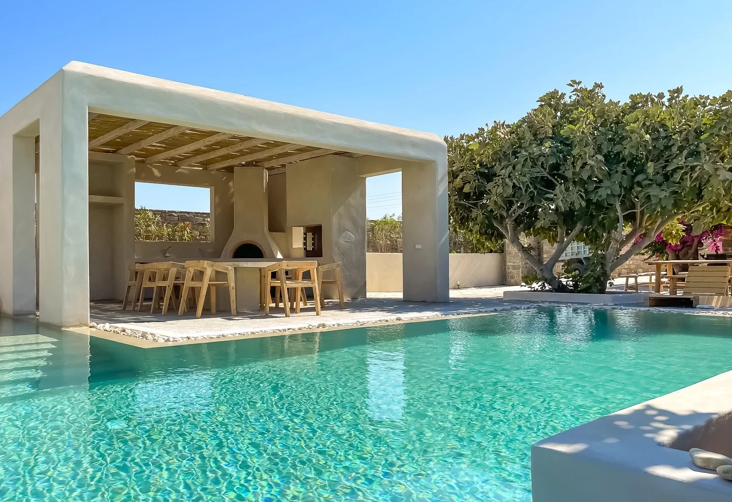 paros villas beach access