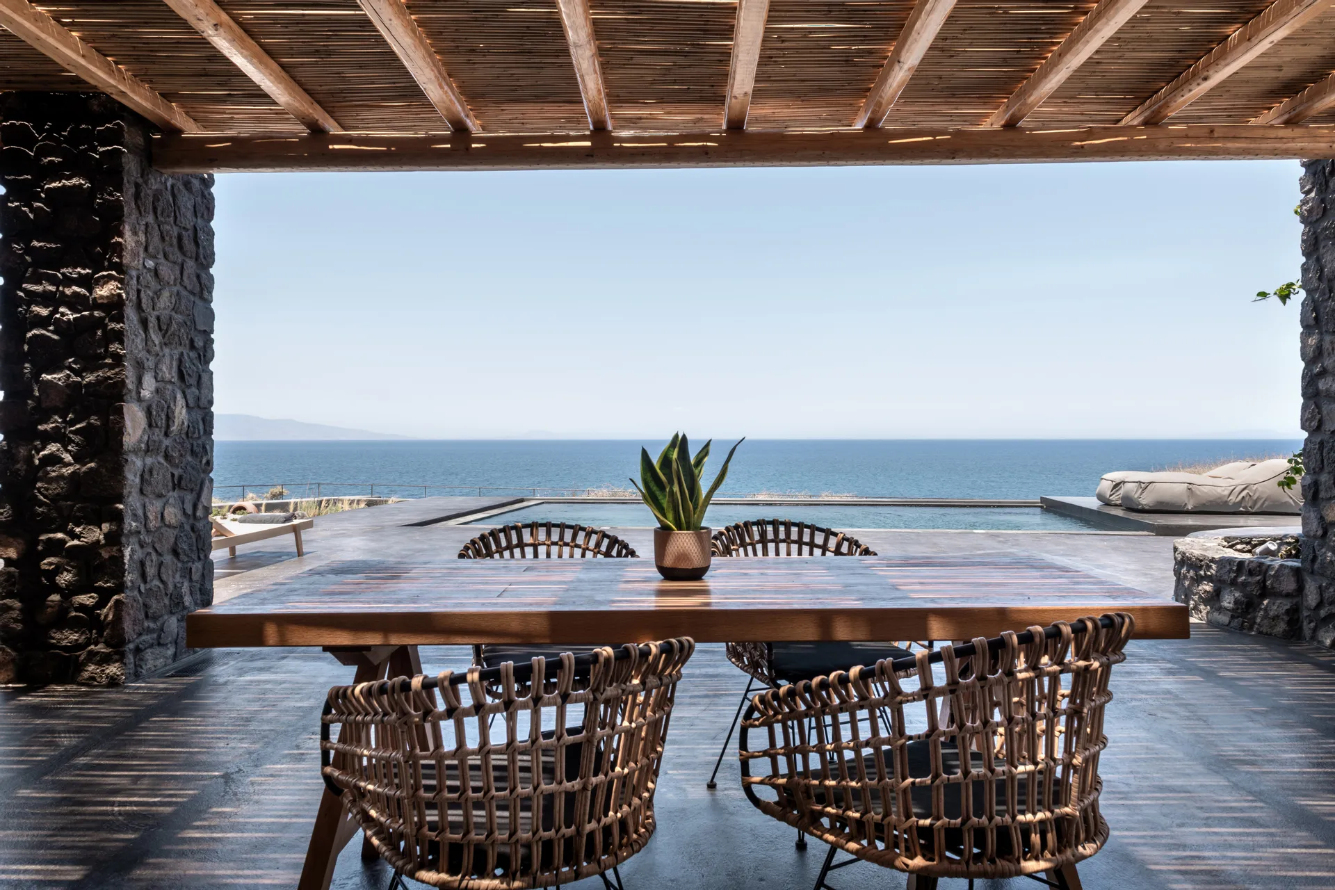 santorini beach villas