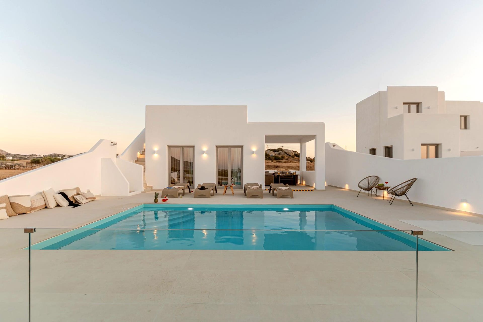 naxos villas private pools