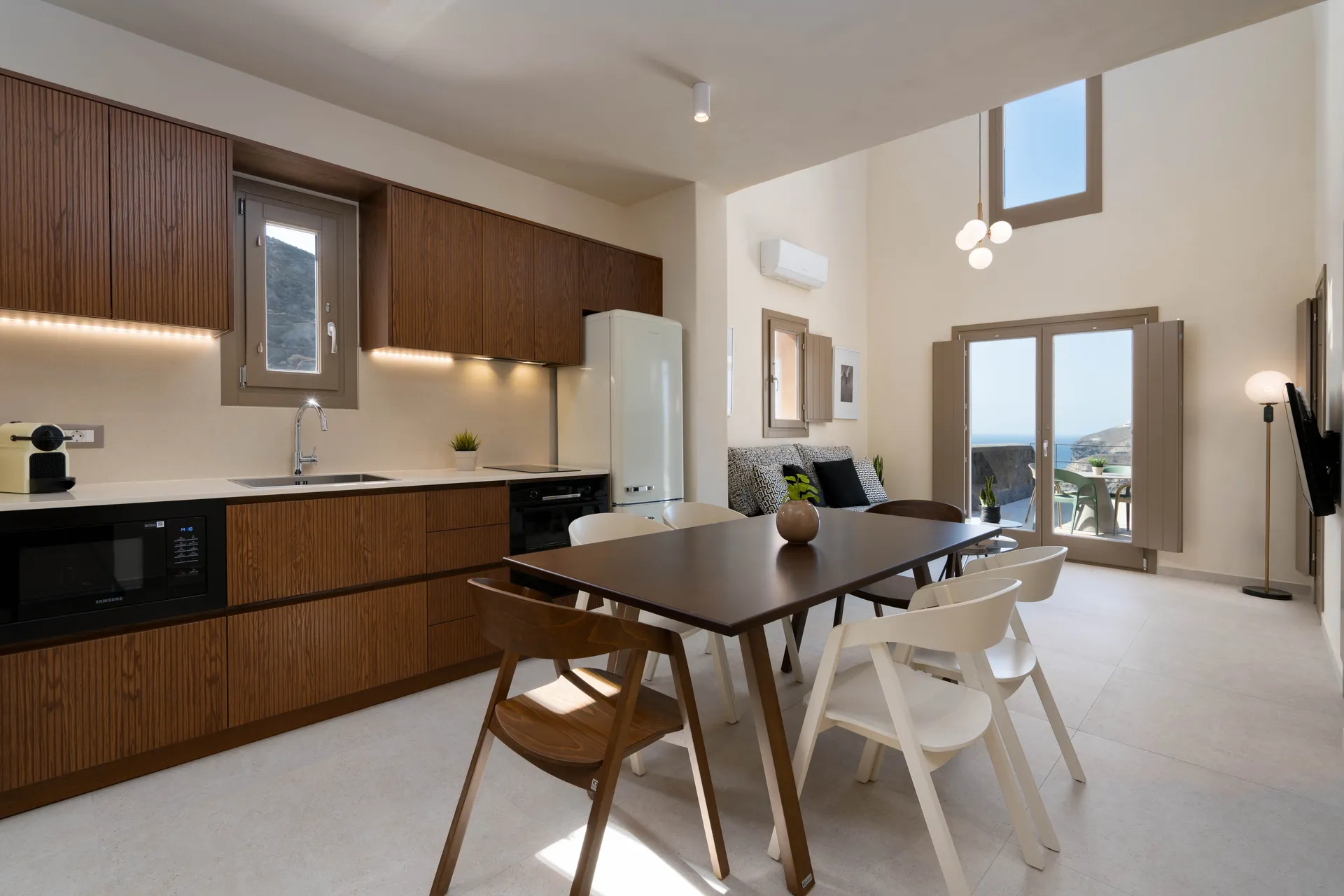 the residence Akrotiri santorini 2 bedroom villa kitchen