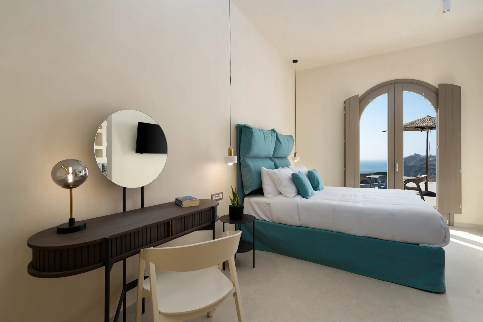 the residence Akrotiri santorini rooms